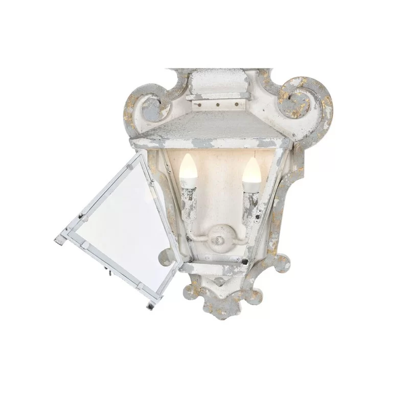 Wall Lamp DKD Home Decor Crystal Metal White...