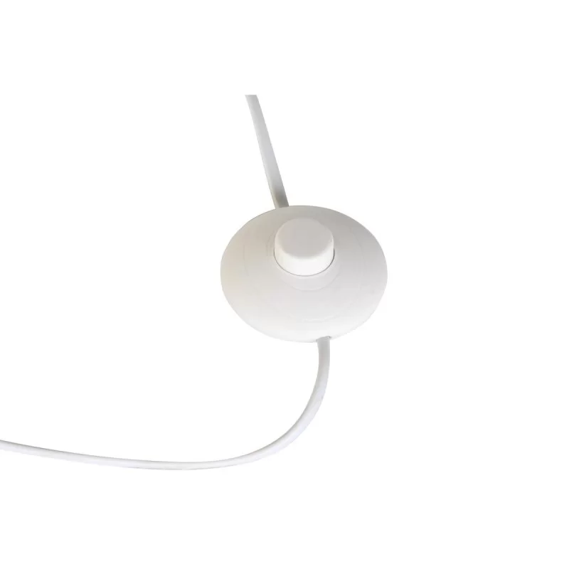 Floor Lamp DKD Home Decor Metal Polyester White...