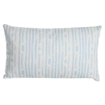 Cushion DKD Home Decor 50 x 15 x 30 cm Stripes Blue White...