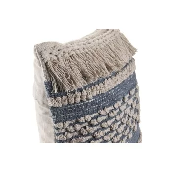Cushion DKD Home Decor Blue 45 x 10 x 45 cm White Boho 2