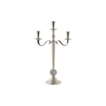 Candle Holder DKD Home Decor 30 x 12 x 46 cm Silver...