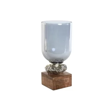 Candleholder DKD Home Decor 16,5 x 16,5 x 38,5 cm Crystal...