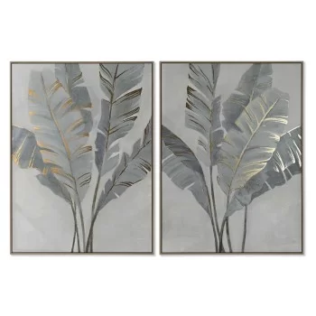 Painting Home ESPRIT Palms Golden Tropical 90 x 4 x 120...