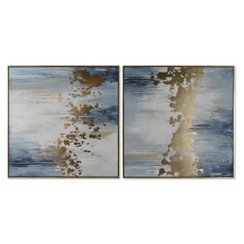 Painting Home ESPRIT Abstract Modern 100 x 4 x 100 cm (2...