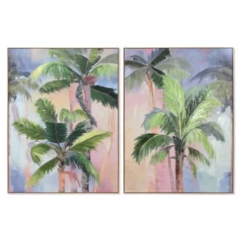 Painting Home ESPRIT Palms Tropical 90 x 3,5 x 120 cm (2...