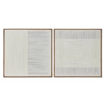 Painting Home ESPRIT Urban 80 x 3 x 80 cm (2 Units)