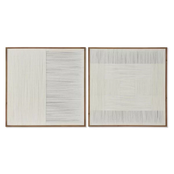 Painting Home ESPRIT Urban 80 x 3 x 80 cm (2 Units)