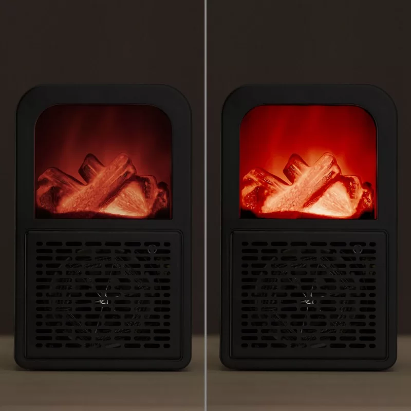 3D Flame Effect Tabletop Heater Flehatt...