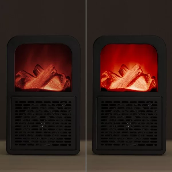 3D Flame Effect Tabletop Heater Flehatt InnovaGoods