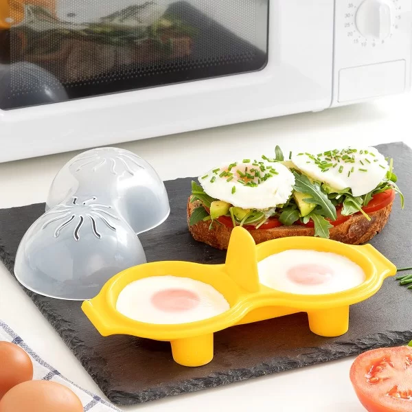 Silicone double egg cooker Oovi InnovaGoods