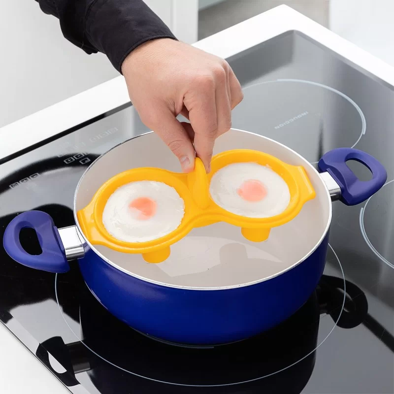 Silicone double egg cooker Oovi InnovaGoods