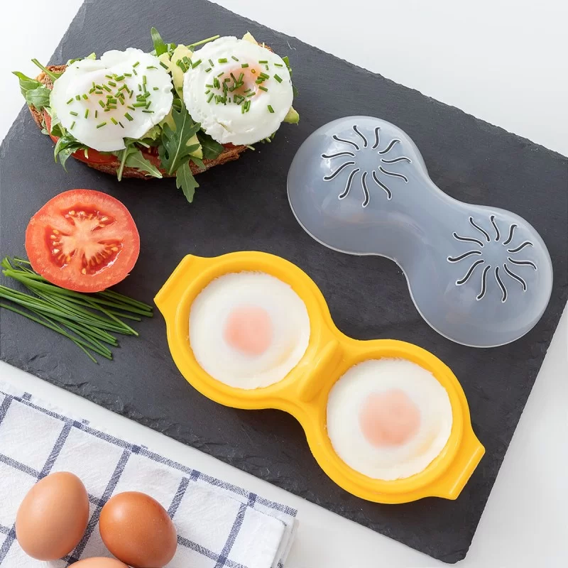 Silicone double egg cooker Oovi InnovaGoods