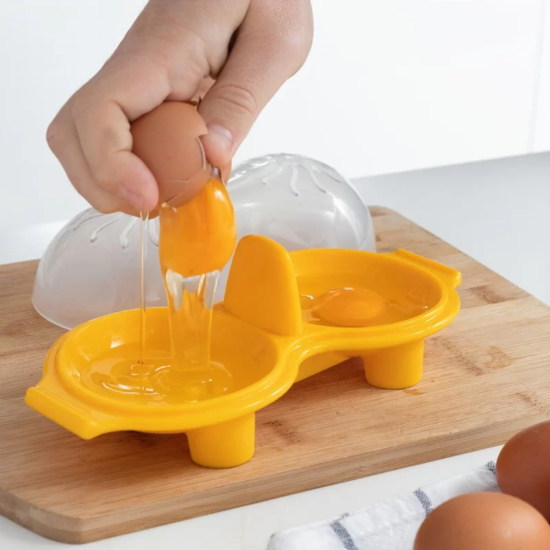 Silicone double egg cooker Oovi InnovaGoods