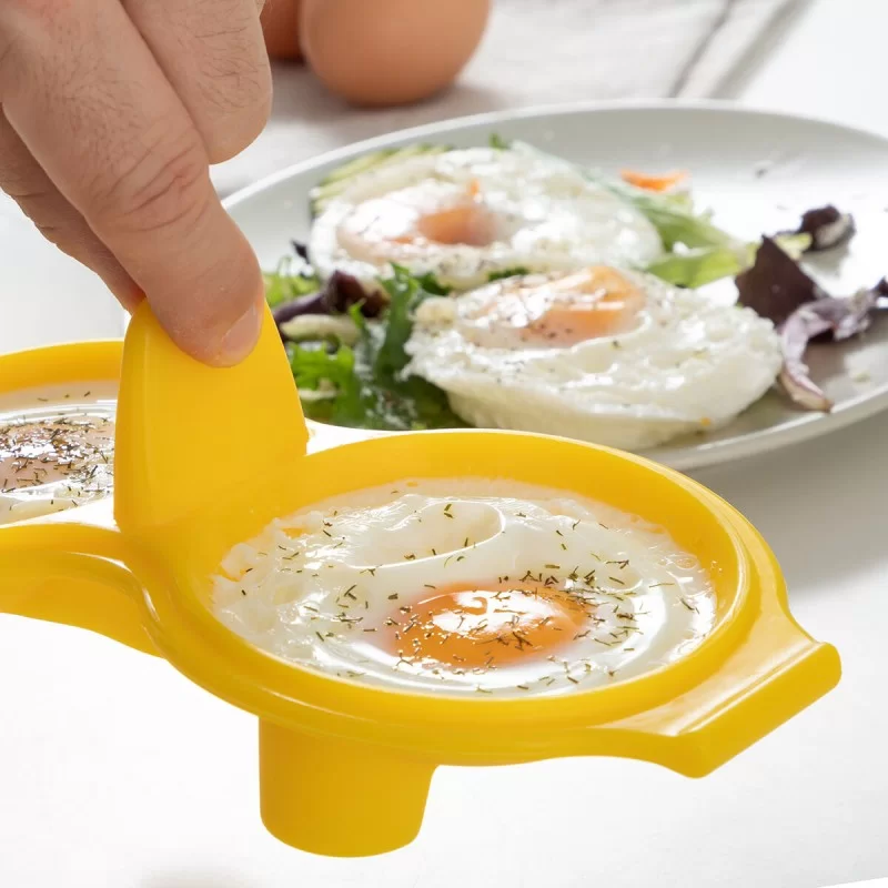 Silicone double egg cooker Oovi InnovaGoods