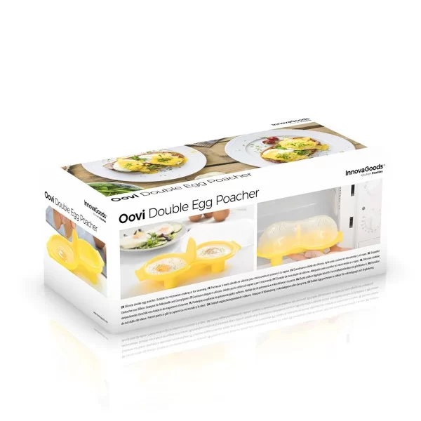 Silicone double egg cooker Oovi InnovaGoods