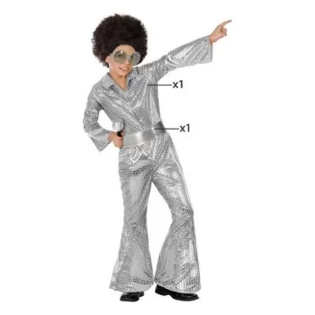 Costume for Children Disco Silver 2