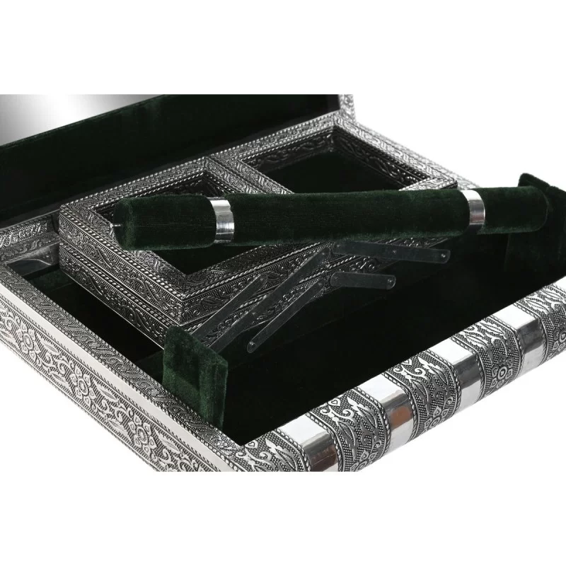Jewelry box Home ESPRIT Green Silver Wood...