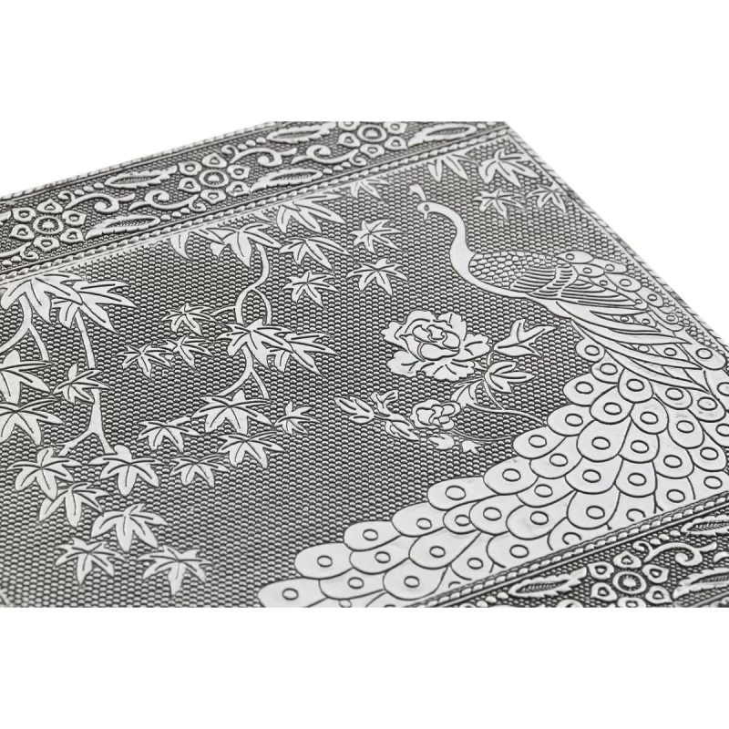 Jewelry box Home ESPRIT Green Silver Wood...