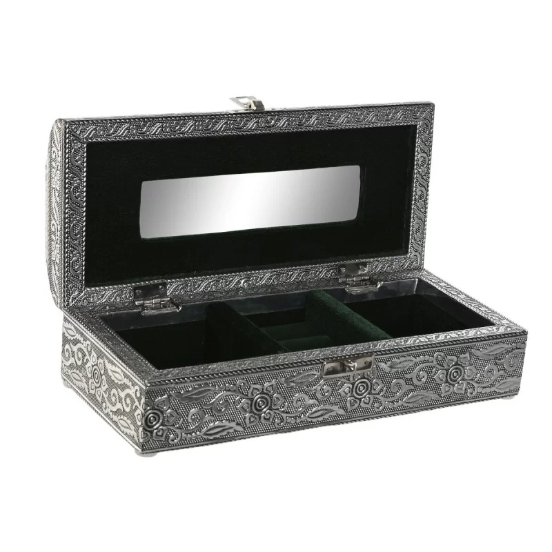 Jewelry box Home ESPRIT Green Silver Wood...