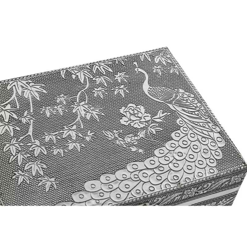 Jewelry box Home ESPRIT Green Silver Wood...