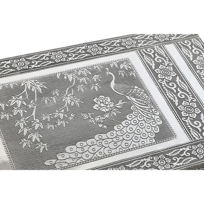 Jewelry box Home ESPRIT Green Silver Wood...