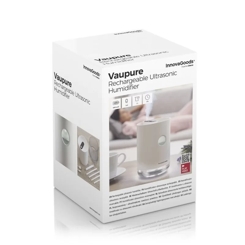 Rechargeable Ultrasonic Humidifier Vaupure...