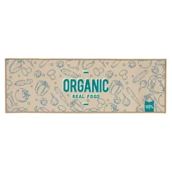 Carpet Organic Beige Blue Green Polyamide (40 x 1 x 120 cm)