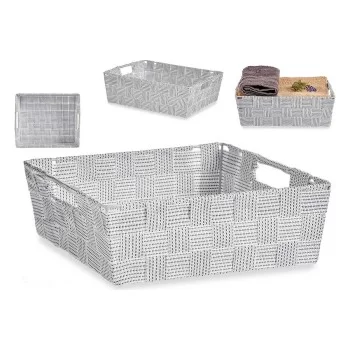 Basket 23 x 8 x 27 cm White 3 L 2