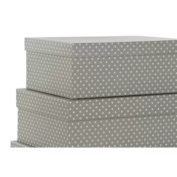 Set of Stackable Organising Boxes DKD Home Decor Mouse... 2