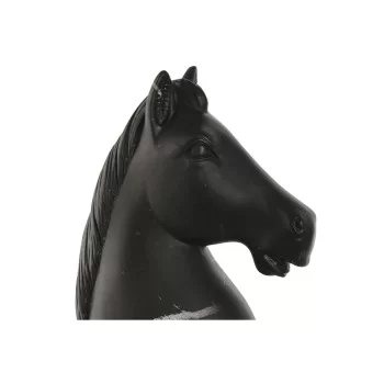 Decorative Figure Home ESPRIT Black Horse 13 x 13 x 33 cm 2
