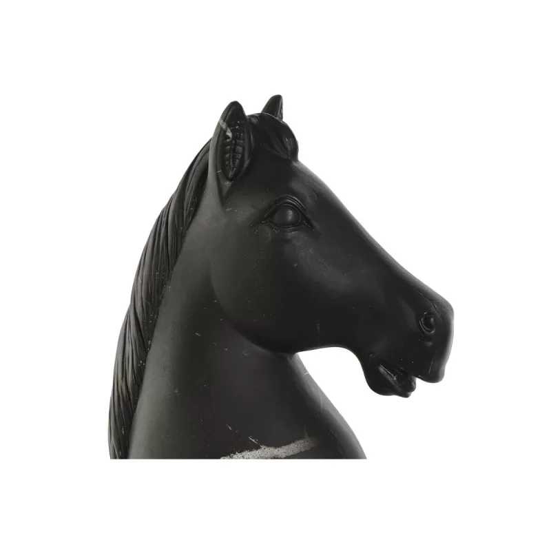 Decorative Figure Home ESPRIT Black Horse 13 x...