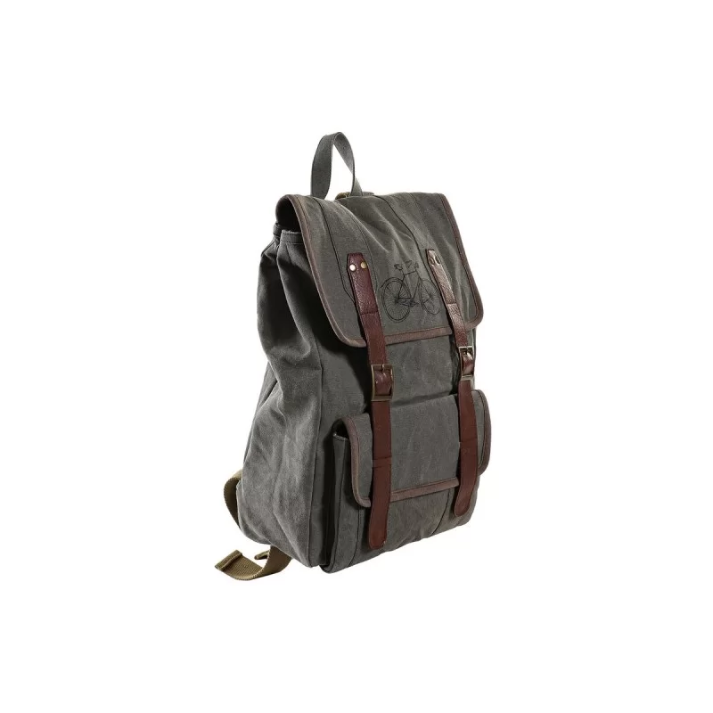 Casual Backpack DKD Home Decor Canvas Bicycle...
