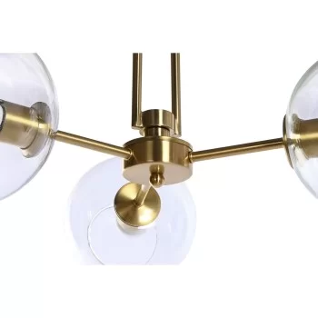 Ceiling Light DKD Home Decor Golden Metal Crystal 50 W 56... 2