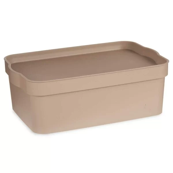 Multi-use Box Beige Plastic 6 L (21 x 11 x 32 cm) (12 Units)