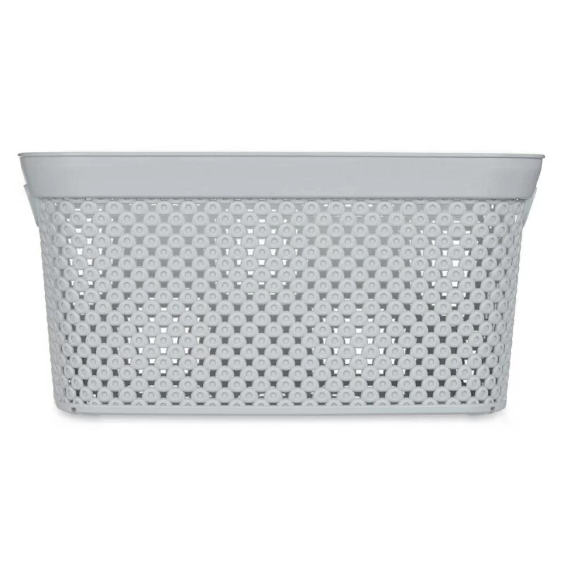 Laundry Basket Grey Plastic 10 L 24 x 17 x 35...