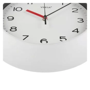 Wall Clock Versa Black Multicolour Plastic 6,6 x 29,3 x... 2