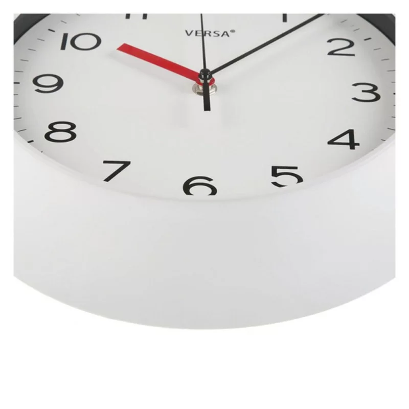 Wall Clock Versa Black Multicolour Plastic 6,6...