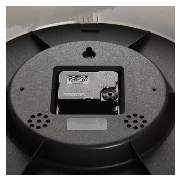 Wall Clock Versa Black Multicolour Plastic 6,6 x 29,3 x 29,3 cm