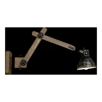 Wall Lamp DKD Home Decor Black Grey Natural Wood Metal 25... 2