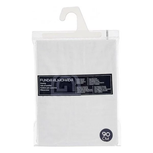 Pillowcase 45 x 0,3 x 90 cm White (12 Units)