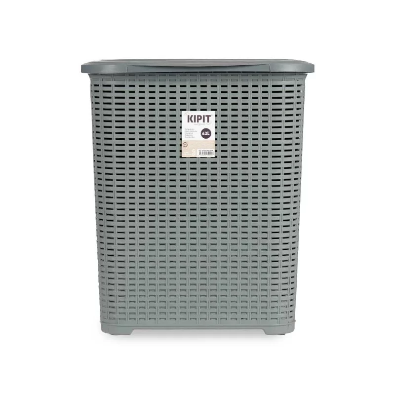 Laundry Basket Grey Plastic 42 L 34,5 x 48 x 41...