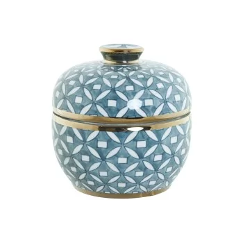 Tibor Home ESPRIT Blue Golden Aluminium Porcelain 15 x 15...