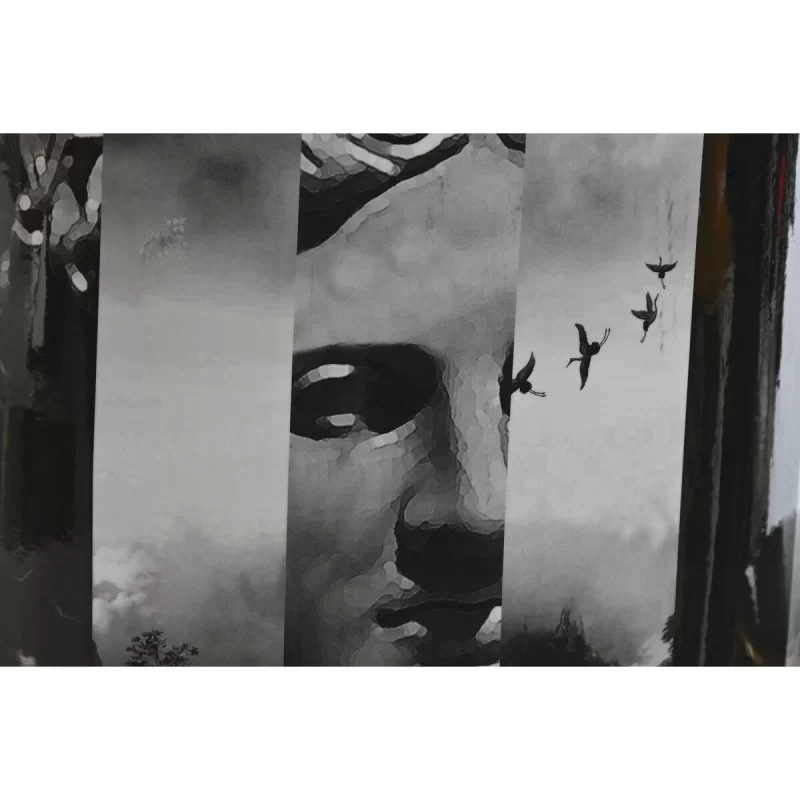 Tibor Home ESPRIT Black Green Golden Porcelain...