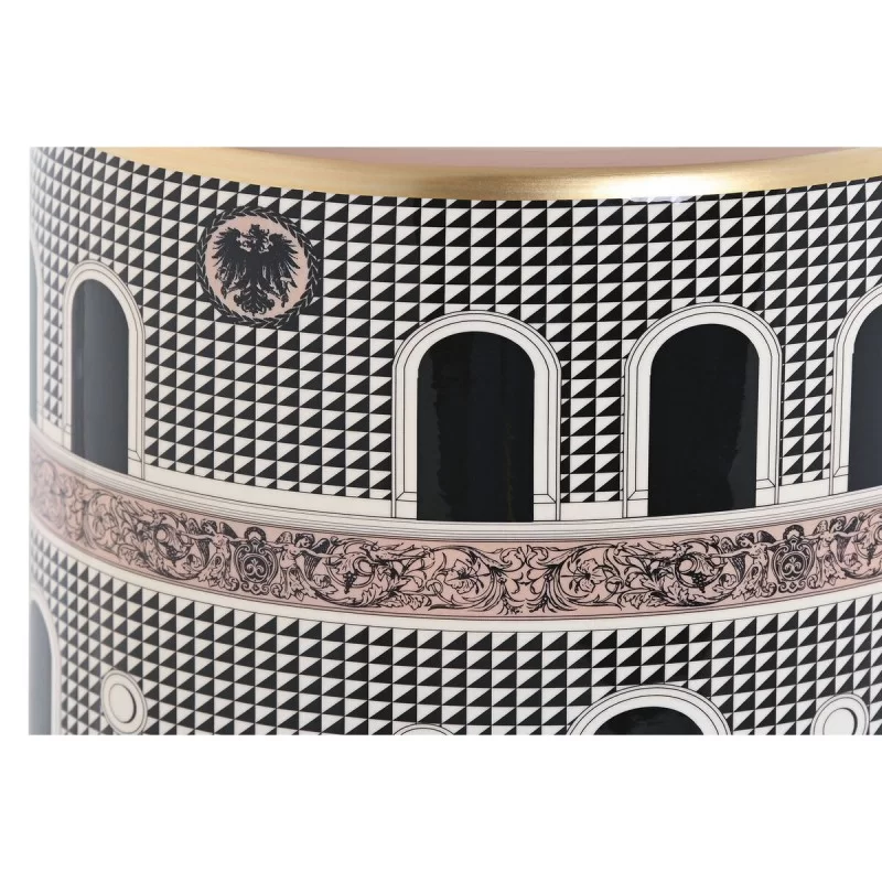 Tibor Home ESPRIT White Golden Peach Porcelain...