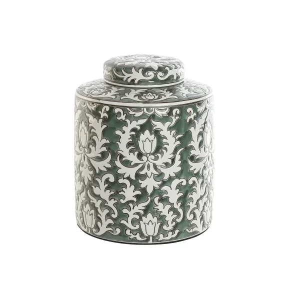 Tibor Home ESPRIT White Green Porcelain 20 x 20 x 25 cm