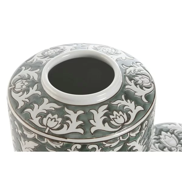 Tibor Home ESPRIT White Green Porcelain 20 x 20 x 25 cm