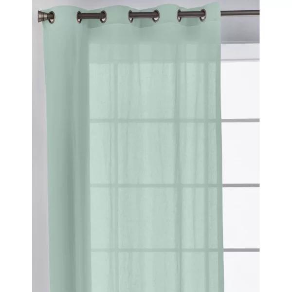 Curtain Naturals Green 140 x 260 cm