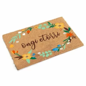 Doormat Ongi Etorri Versa Flores Coconut Fibre Pop 40 x 2...