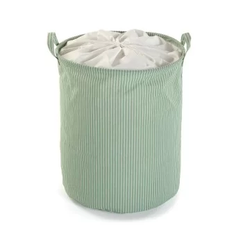 Laundry basket Versa Green Polyester Cotton Nylon (38 x...