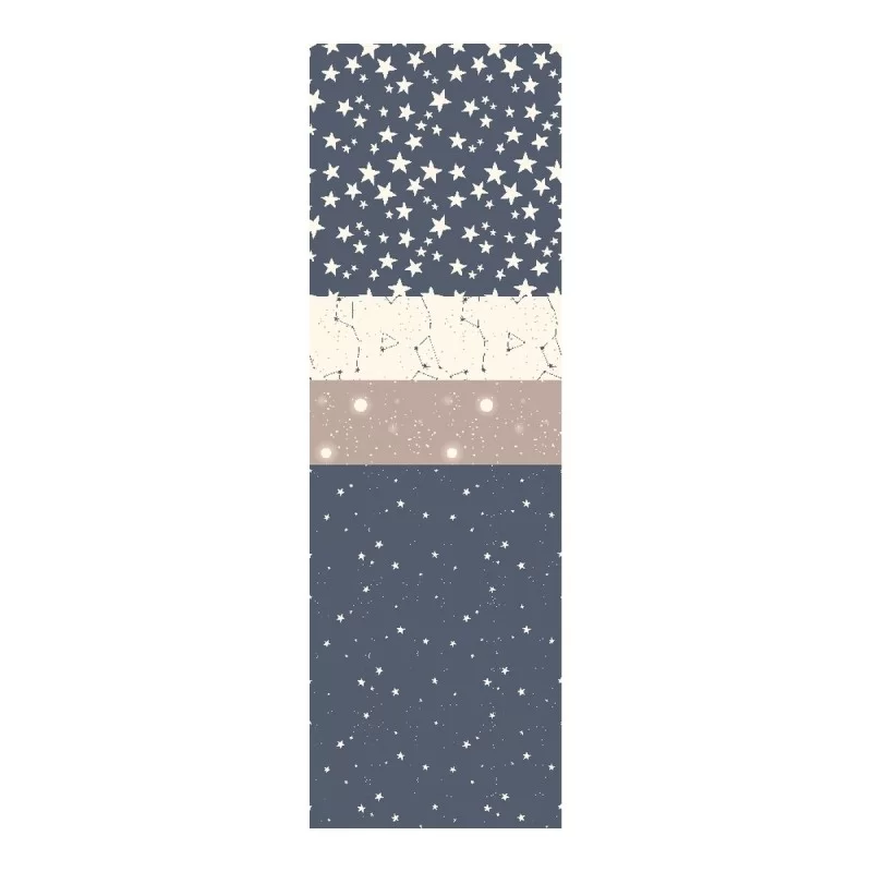 Quilted Zipper Bedding Cool Kids Indigo 90 x...